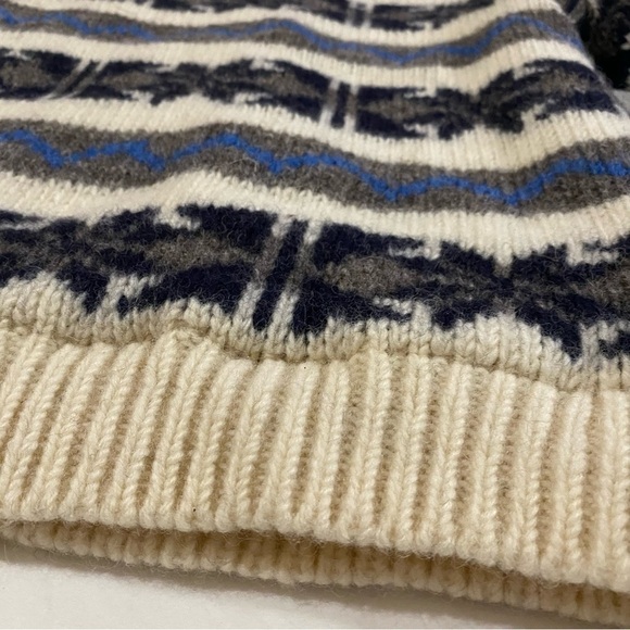 BALTA Vintage 100% wool fisherman grandpa core thick aztec sweater - Picture 11 of 13